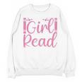 Just A Girl Who Loves To Read Book Lover Reading Books Unisex Sweatshirt