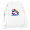 Just One More Chapter Bookish Book Unicorn Reading Book Unisex Sweatshirt