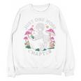 Just One More Chapter Mushrooms Gothic Skeleton Book Lover Premium Unisex Sweatshirt