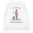 I Just Want To Be Alone With My Dog For Introvert Dog Mom Unisex Sweatshirt I Just Want To Be Alone With My Dog For Introvert Dog Mom Unisex Sweatshirt