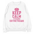 Keep Calm I'm An Esthetician Graduation Esthetician Premium Unisex Sweatshirt