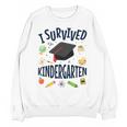 Kindergarten Graduation Shirt I Survived Kindergarten Unisex Sweatshirt