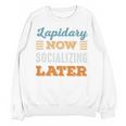 Lapidary Now Minimal Socializing Introvert Vintage Unisex Sweatshirt Lapidary Now Minimal Socializing Introvert Vintage Unisex Sweatshirt