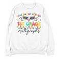Last Day Of School Autograph 1st Grade Graduation Boys Girls Unisex Sweatshirt