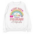 Last Day Of School Autograph 5th Grade Graduation Boys Girls Unisex Sweatshirt