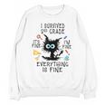 Last Day Of School Student Graduation I Survived 2nd Grade Unisex Sweatshirt