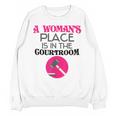 Lawyer Attorney Law School Graduation Female Women Unisex Sweatshirt