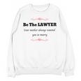 Lawyer Law School GraduationShirt Female Graduate Unisex Sweatshirt