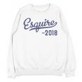 Lawyers Graduation Esquire Est 2018 Graduate Shirt Unisex Sweatshirt