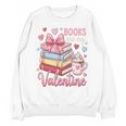 Librarian Books Are My Valentine Teacher Valentines Teach Unisex Sweatshirt