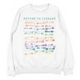 Library Card Vintage Book Due Date Bookish Rainbow Reading Unisex Sweatshirt Library Card Vintage Book Due Date Bookish Rainbow Reading Unisex Sweatshirt