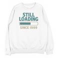 Still Loading Since 1999 Retro Tech Nostalgia Premium Tri-Blend Unisex Sweatshirt