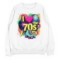 I Love The 70s Retro Cassette Roller Vinyl Nostalgia Vibes Premium Tri-Blend Unisex Sweatshirt I Love The 70s Retro Cassette Roller Vinyl Nostalgia Vibes Premium Tri-Blend Unisex Sweatshirt