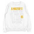 Master Degree When You Take Bs To New Level Graduation Premium Unisex Sweatshirt