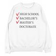 Master's Degree Graduation Graduate Unisex Sweatshirt