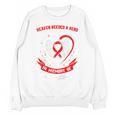 In Memory Of My Mom Heart Disease Awareness Month Memorial Raglan Baseball Tee Unisex Sweatshirt