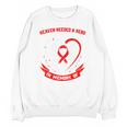 Mom Heart Disease Awareness In Remembrance Memory Of Unisex Sweatshirt