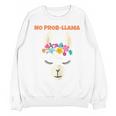 No Prob Llama Birthday Graduation Women Kids Girls Unisex Sweatshirt