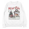 North Pole Book Club Book Lover Bookish Bookworm Christmas Unisex Sweatshirt