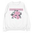 Nostalgia 80s 90s Retro Style Graphics Rose Pink Flower Unisex Sweatshirt