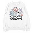 Nothing Beats Reading Rock Paper Scissors Book Lover Teacher Unisex Sweatshirt