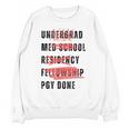 PGY Done Medical Training Residency Fellowship Graduation Unisex Sweatshirt