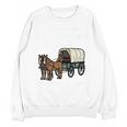 Please Be Patient I'm From The 1900s Amish Wagon & Vintage Premium Unisex Sweatshirt