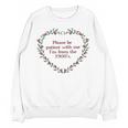Please Be Patient With Me I'm From The 1900s Florals Vintage Unisex Sweatshirt Please Be Patient With Me I'm From The 1900s Florals Vintage Unisex Sweatshirt