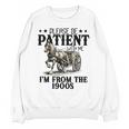 Please Patient I'm From The 1900s Quote Vintage Horse Unisex Sweatshirt