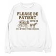 Please Be Patient With Me I'm From The 1900s Retro Horse Unisex Sweatshirt