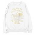 Please Be Patient With Me I'm From The 1900s Retro Raglan Baseball Tee Unisex Sweatshirt Please Be Patient With Me I'm From The 1900s Retro Raglan Baseball Tee Unisex Sweatshirt