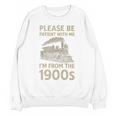 Please Be Patient With Me I'm From The 1900s Steam Train Premium Unisex Sweatshirt