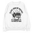 Please Show Me Patience I'm From The 1900s Vintage CASSETTE Unisex Sweatshirt Please Show Me Patience I'm From The 1900s Vintage CASSETTE Unisex Sweatshirt
