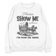Please Show Me Patience I'm From The 1900s Vintage Horse Premium Unisex Sweatshirt