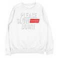 Please Slow Down Saying Quote Retro I'm From The 1900s Unisex Sweatshirt