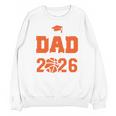 Proud Dad Of A 2026 Senior Basketball Graduation Family Unisex Sweatshirt