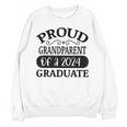 Proud Grandparent Of A Class Of 2024 Graduate Graduation Unisex Sweatshirt