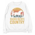 Raised On 90’s Country Horse Retro Nostalgia Western Music Unisex Sweatshirt