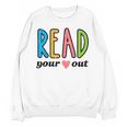 Read Your Heart Read Reading Librarian Book Across America Unisex Sweatshirt