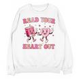 Read Your Heart Out Teacher Valentine Book Unisex Sweatshirt