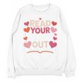 Read Your Heart Out Teacher Valentines Day Reading Book Love Unisex Sweatshirt Read Your Heart Out Teacher Valentines Day Reading Book Love Unisex Sweatshirt