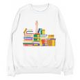 Reading Books Librarian Reader Nerd I'm Ok Teacher Unisex Sweatshirt