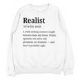 Realist Definition For Introverts Honest Personality Unisex Sweatshirt Realist Definition For Introverts Honest Personality Unisex Sweatshirt
