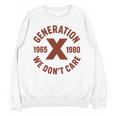 Retro Gen X 1965-1980 Sarcastic Nostalgia Graphic Premium Tri-Blend Unisex Sweatshirt Retro Gen X 1965-1980 Sarcastic Nostalgia Graphic Premium Tri-Blend Unisex Sweatshirt