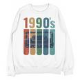 Retro Nineties Style Audio Tape Nostalgia Year 1990 Premium Tri-Blend Unisex Sweatshirt