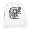 Retro Old Cassette Tape Cartoon With Walker Nostalgia Premium Tri-Blend Unisex Sweatshirt Retro Old Cassette Tape Cartoon With Walker Nostalgia Premium Tri-Blend Unisex Sweatshirt
