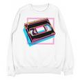 Retro VHS Vaporwave Video Cassette Nostalgia Geek Chic Unisex Sweatshirt Retro VHS Vaporwave Video Cassette Nostalgia Geek Chic Unisex Sweatshirt