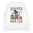 Salem Witch Book Club Raccoon Reading Unisex Sweatshirt Salem Witch Book Club Raccoon Reading Unisex Sweatshirt
