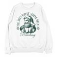 He Sees What You'Ve Been Reading Bookish Christmas Unisex Sweatshirt