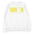 Senior 2018 Class President-School Colors Graduation Unisex Sweatshirt